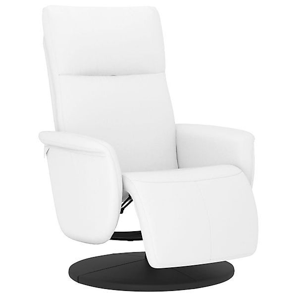 vidaXL Sessel Relaxsessel mit Fußteil Weiß günstig online kaufen