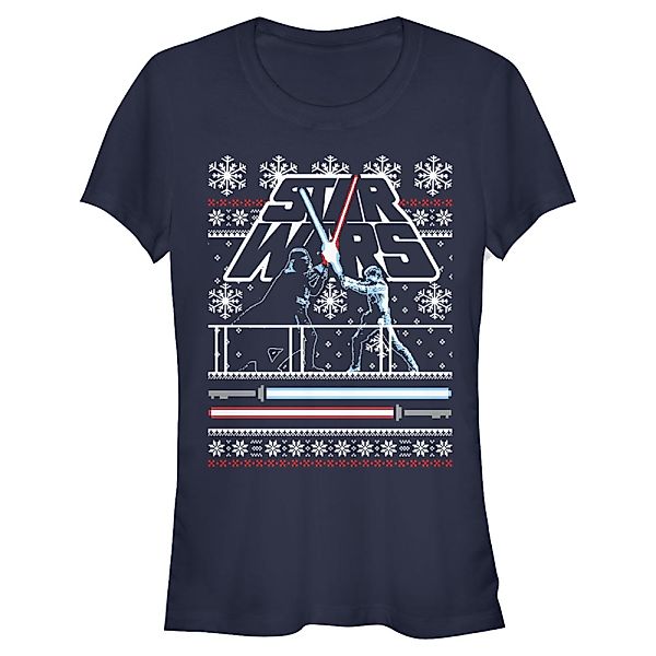 Star Wars - Luke & Vader Holiday Face Off Ugly Sweater - Weihnachten - Frau günstig online kaufen