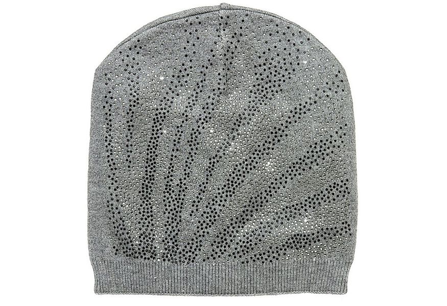 Caspar Beanie MU183 Damen Mütze mit Strass Dekor günstig online kaufen