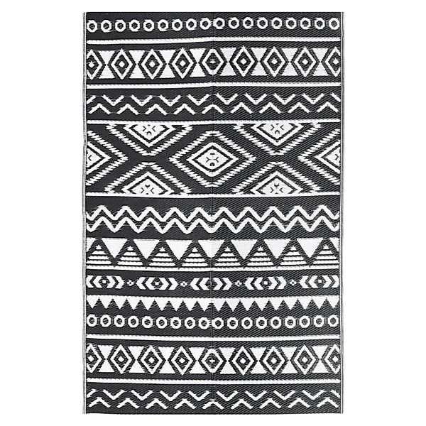 vidaXL Outdoorteppich Schwarz 140x200 Cm Pp 1085932 günstig online kaufen