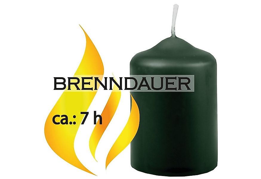 HS Candle Stumpenkerze aus Wachs (12-tlg., Dekolicht), Ø4xH6 cm Teelichtgrö günstig online kaufen