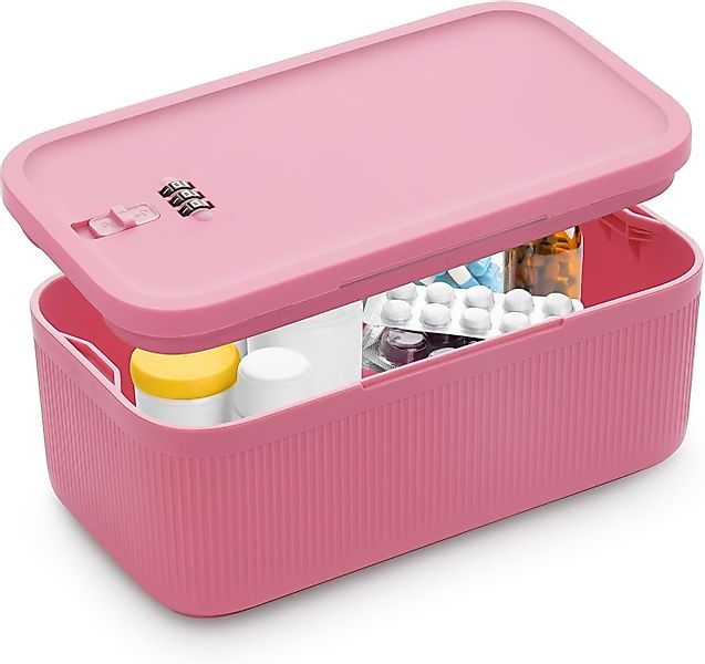 BlingBin Aufbewahrungsbox Abschließbare Aufbewahrungsbox Medizin Box günstig online kaufen
