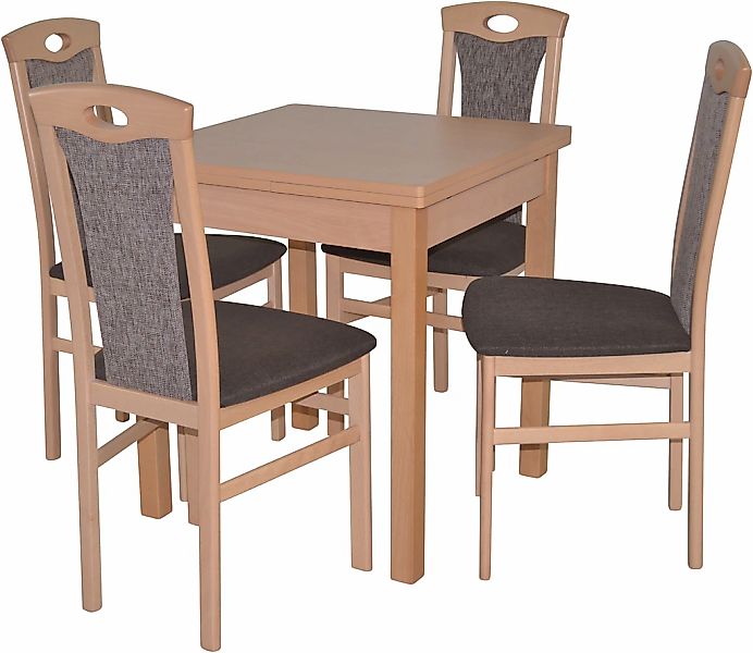 HOFMANN LIVING AND MORE Essgruppe "5tlg. Tischgruppe" Spar-Set, 5tlg. Tisch günstig online kaufen