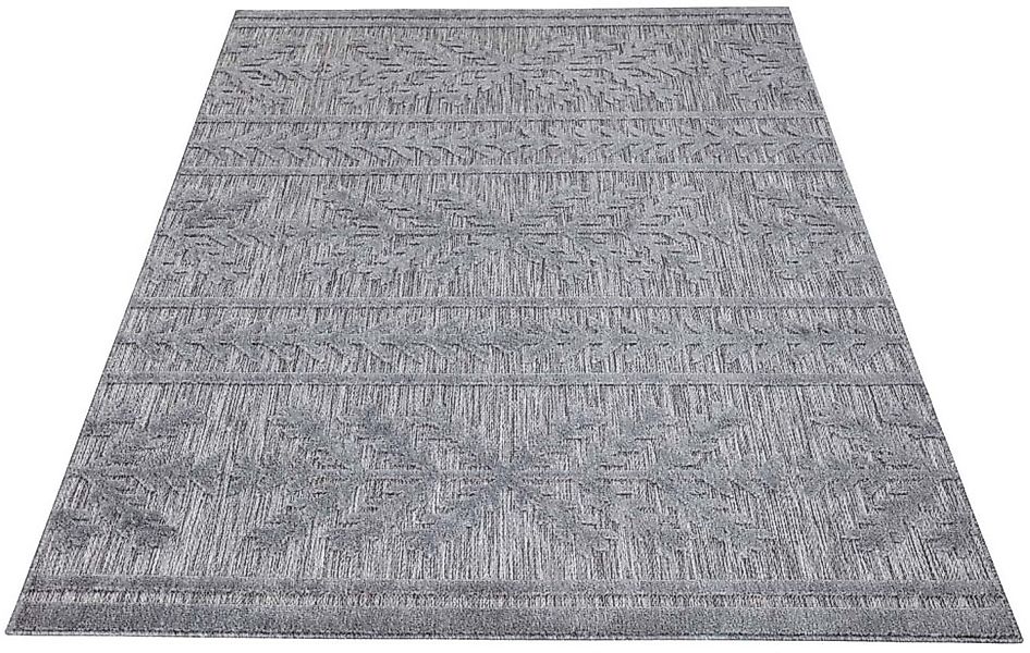 Carpet City Teppich »In-& Outdoorteppich Santorini 411, 3D-Effekt, Boho-Opt günstig online kaufen