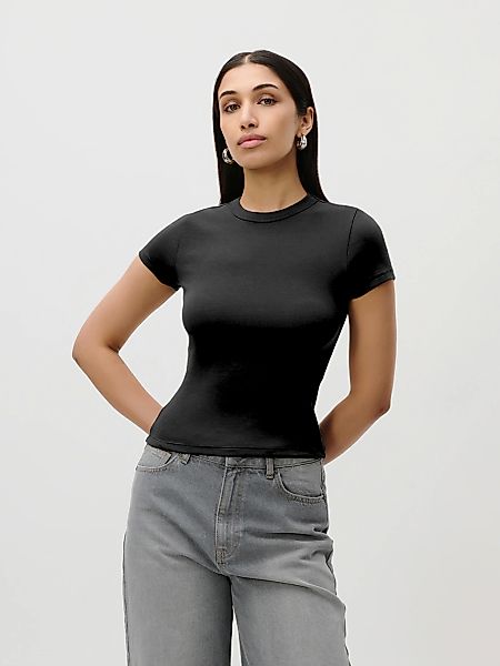 LeGer T-Shirt "Ria, LeGer by Lena Gercke" schlicht, slim fit günstig online kaufen