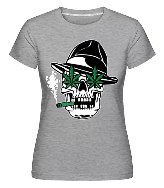 Weed Skull · Shirtinator Frauen T-Shirt günstig online kaufen
