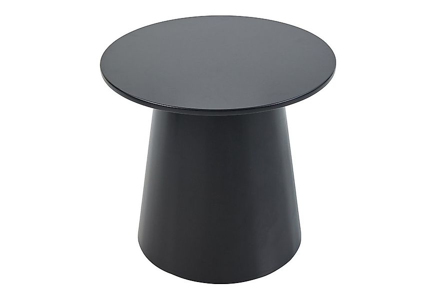 en.casa Couchtisch, »Nyd« rund MDF 40 x Ø44 cm Schwarz günstig online kaufen