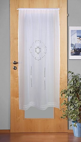 HOME WOHNIDEEN Türvorhang ALEGRA (1 St), Stangendurchzug, halbtransparent günstig online kaufen