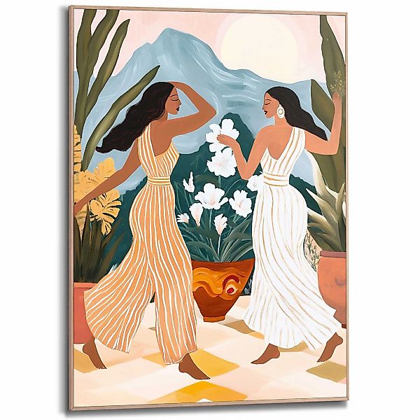 Reinders Poster "Tanzende Damen", Hobbyraum - Mehrfarbig - MDF - Frauen - 5 günstig online kaufen