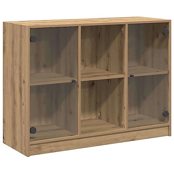 vidaXL Sideboard Artisan-Eiche 102x37x75,5 cm Holzwerkstoff 3318725 günstig online kaufen
