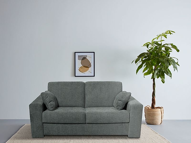 Home affaire 2-Sitzer »Roma Matratzenhöhe 14 cm« Dauerschlaffunktion, mit U günstig online kaufen