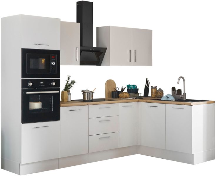 BASIC by Balculina Winkelküche "Turin" Stellbreite 270x175 cm, wahlweise mi günstig online kaufen