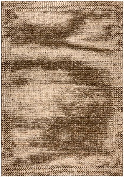 FLAIR RUGS Teppich "Drew mit Bordüre, handgewebt, aus Jute, Soumak-Handflec günstig online kaufen