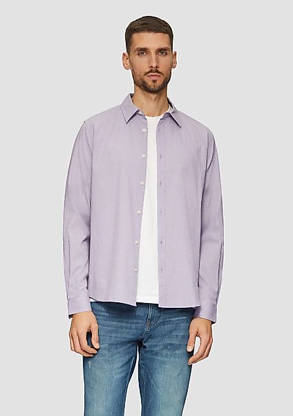 s.Oliver Langarmhemd Hemd Strukturiertes Hemd aus günstig online kaufen