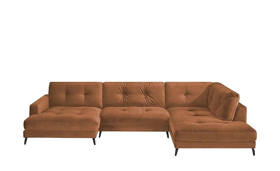 Jette Home Wohnlandschaft aus Samt Jette Return  ¦ orange ¦ Maße (cm): B: 3 günstig online kaufen
