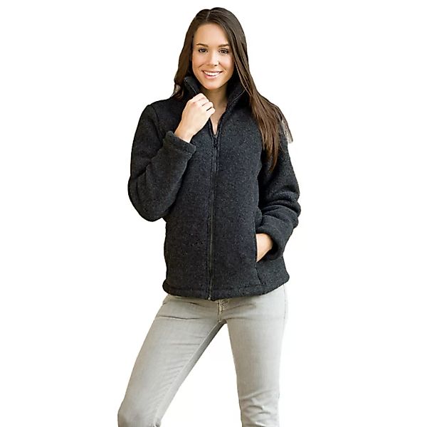 Damen Fleece-jacke Tailliert Bio-schurwolle günstig online kaufen