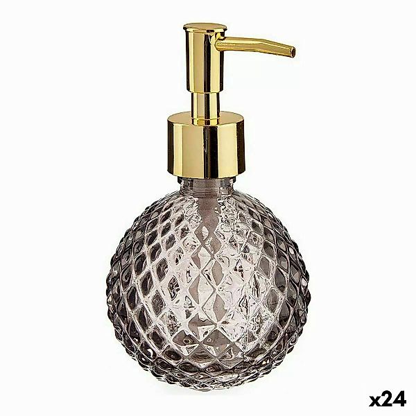 Seifenspender 200 Ml Golden Anthrazit Glas Abs 24 Stück (8,5 X 15 X 9 Cm) günstig online kaufen