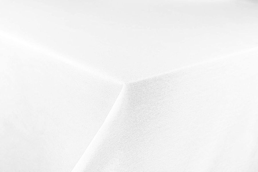First-Tex Tischdecke, Classic White Tischdecke 130x260 günstig online kaufen