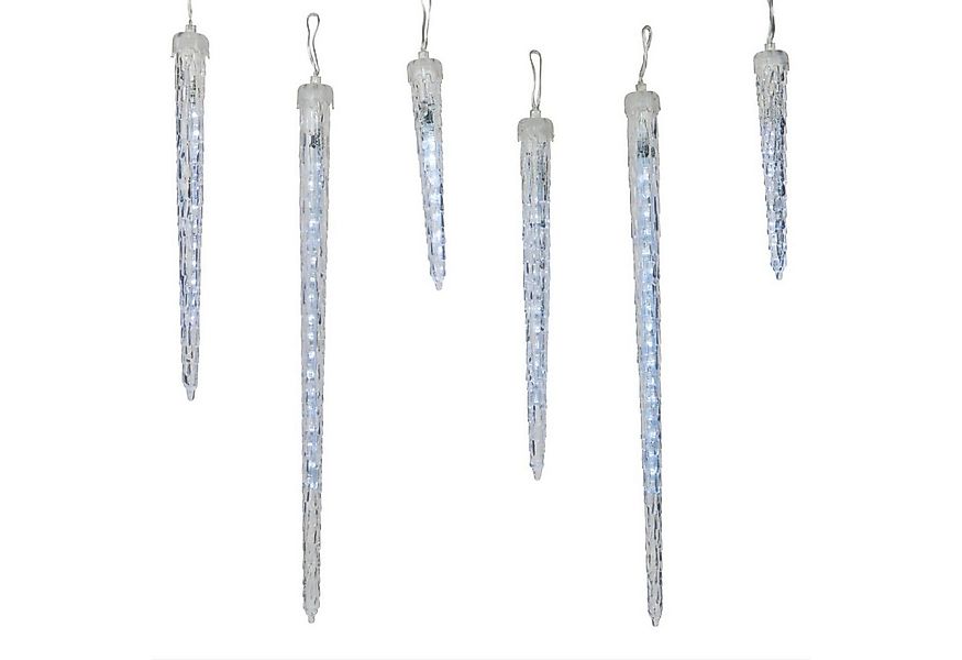 MARELIDA LED-Lichterkette LED Lichterkette 6 Eiszapfen Schneefalleffekt Sno günstig online kaufen