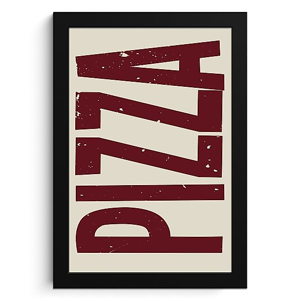 MuchoWow Poster Pizza - Jahrgang - günstig online kaufen