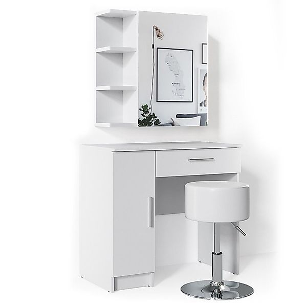 Vicco Schminktisch Fynnia, Weiß, 80.2 cm günstig online kaufen