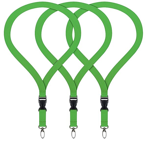 WEBBOMB Schlüsselanhänger 3x Lanyard unbedruckt Schlüsselbänder günstig online kaufen