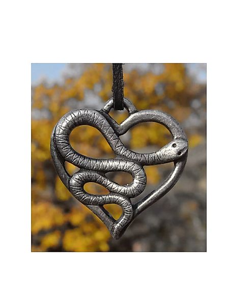 Adelia´s Amulett "Amulett Anhänger Das Erbe der Nordländer Schlangenherz", günstig online kaufen