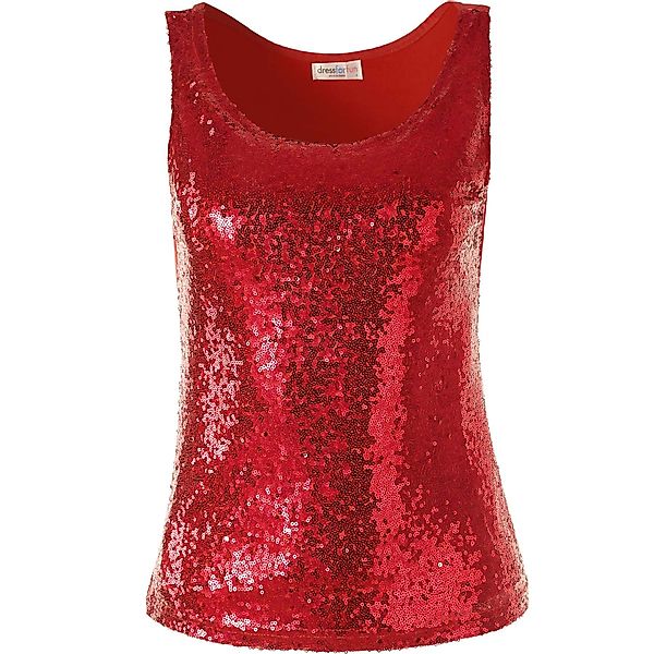dressforfun T-Shirt Pailletten-Träger-Top günstig online kaufen