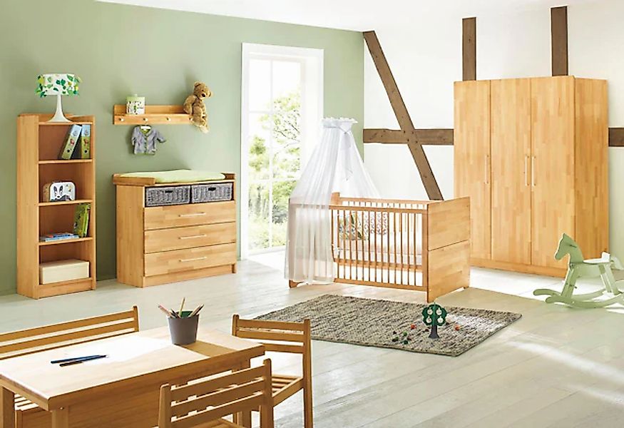 Pinolino® Babyzimmer-Komplettset »Natura«, (Set, 3 tlg., Kinderbett, Wickel günstig online kaufen