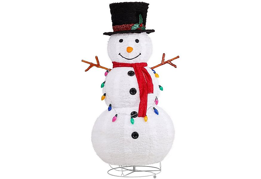 VINGLI LED Dekofigur Weihnachtsdeko aussen & innen, 100 kaltweiß & 20 bunt günstig online kaufen