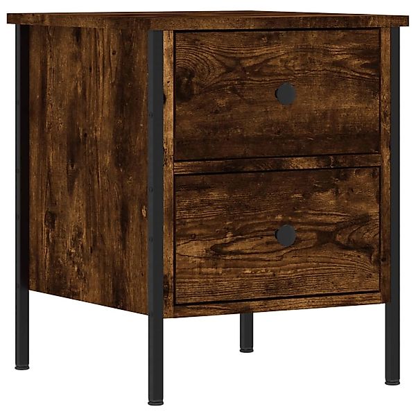 vidaXL Nachttisch Nachttisch Räuchereiche 40x42x50 cm günstig online kaufen