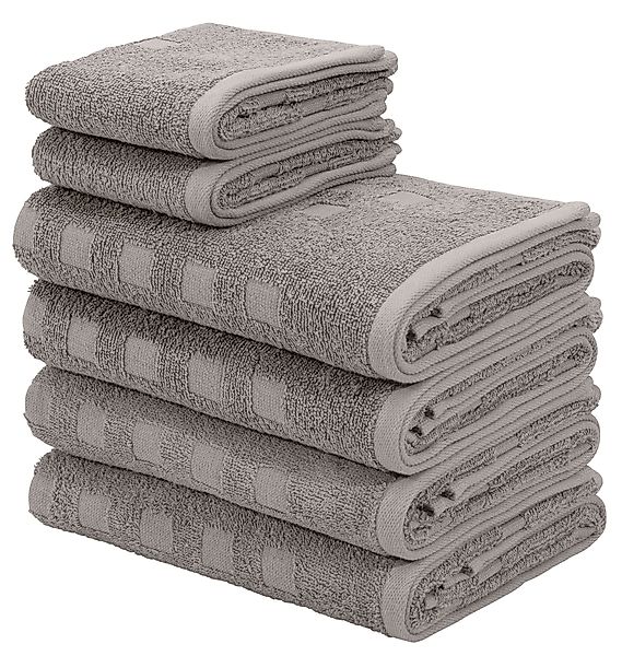 my home Handtuch Set Demara, Gästetücher, günstig online kaufen