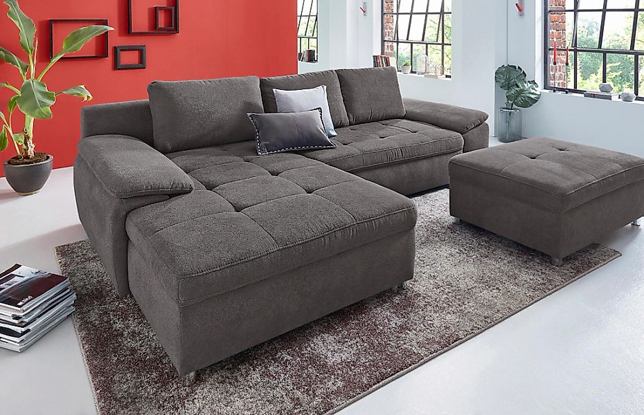 sit&more Ecksofa "Labene L-Form" wahlweise mit Bettfunktion und Bettkasten, günstig online kaufen