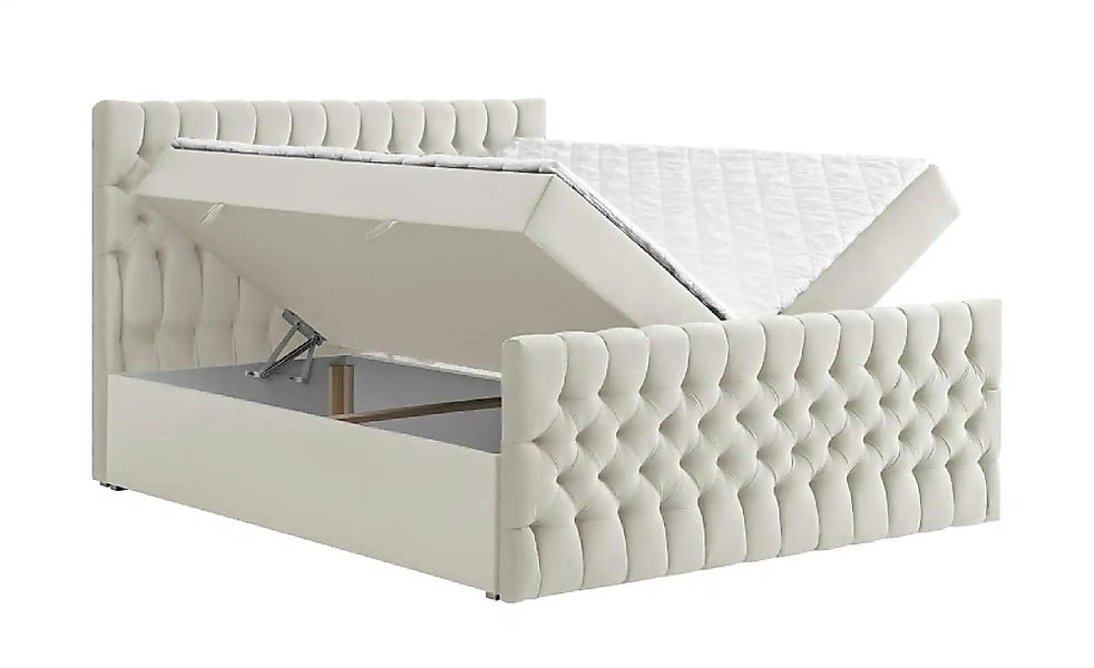 Boxbett mit Bettkasten und Fußteil Belek King ¦ beige Betten > Komfortbette günstig online kaufen