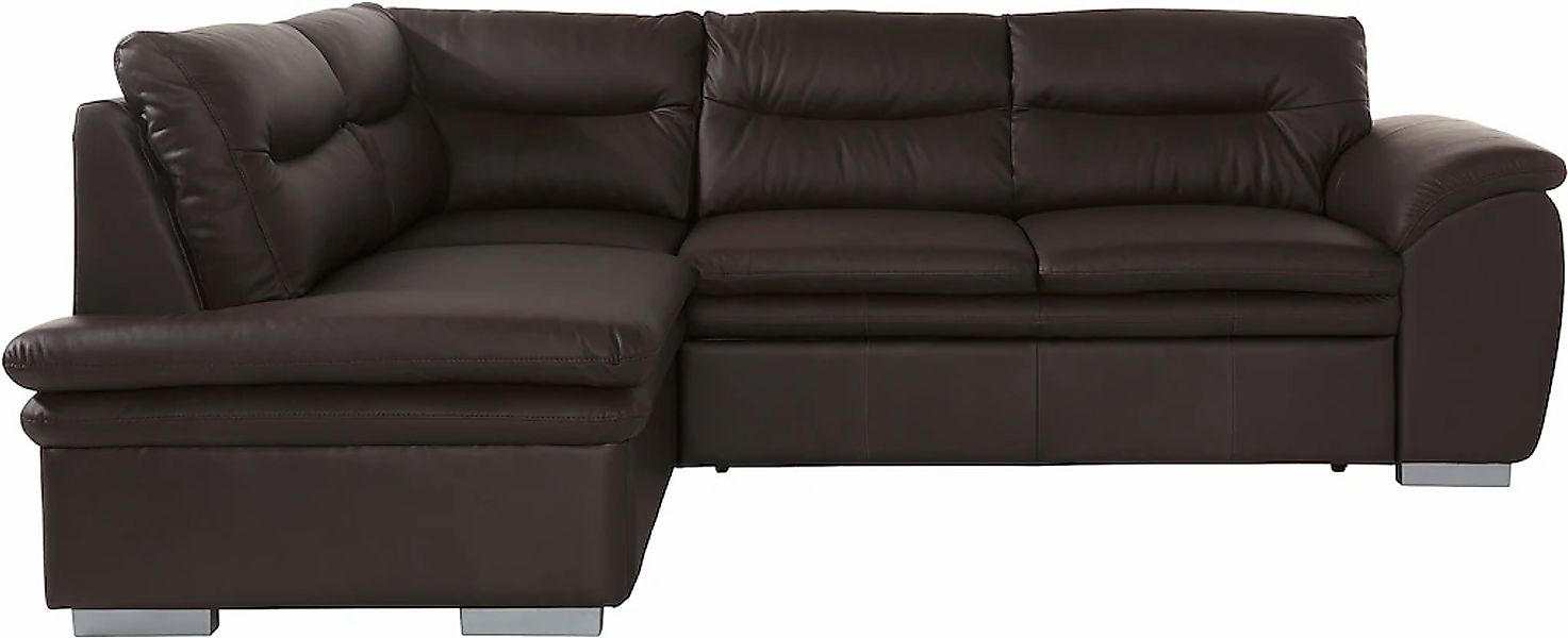 COTTA Ecksofa "Leandra L-Form", wahlweise mit Bettfunktion & Bettkasten günstig online kaufen