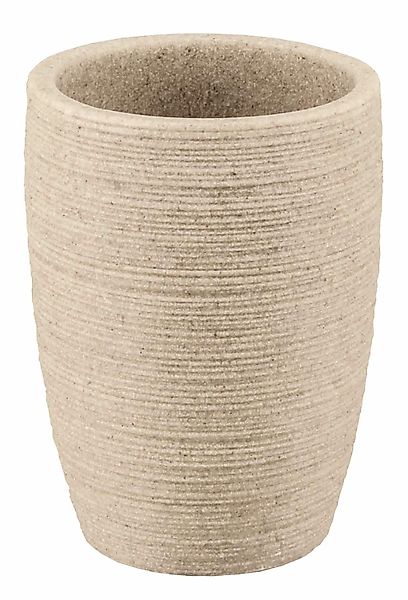 Kleine Wolke Badaccessoire-Set Zahnputzbecher "Sand", Uni günstig online kaufen