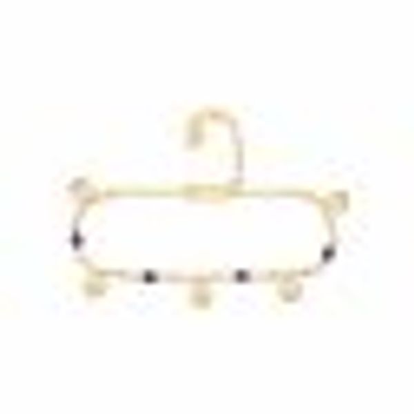 Armband 925 Silber vergoldet Lapislazuli Plättchen günstig online kaufen