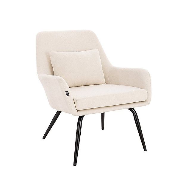 HOME DELUXE Loungesessel Sessel ORION Beige 79 x 67 x 74 cm, Mit Metallbein günstig online kaufen