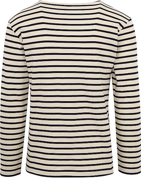 Armor-Lux Pullover Streifen Schwarz Ecru - Größe XL günstig online kaufen