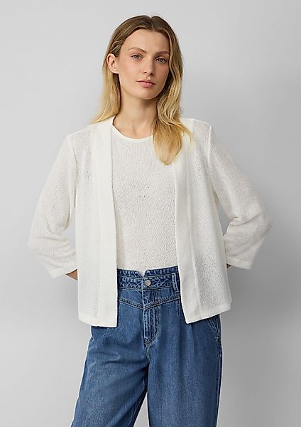 s.Oliver Funktionsjacke Cardigan aus Bouclégarn mit günstig online kaufen