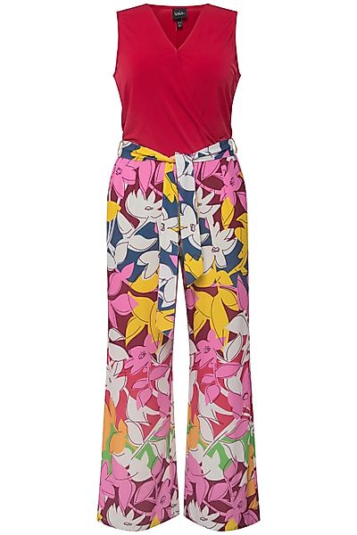 Ulla Popken Funktionshose Jersey-Overall weites Bein günstig online kaufen