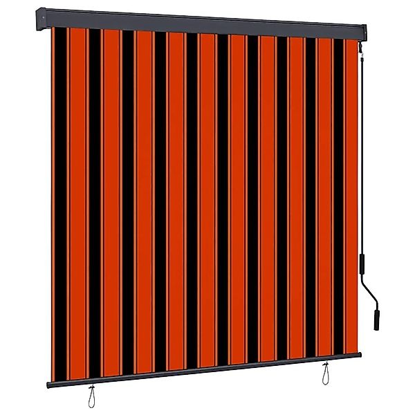 vidaXL Rollo Orange und Braun 180 x 250 cm Stoff und Aluminium 362086 günstig online kaufen