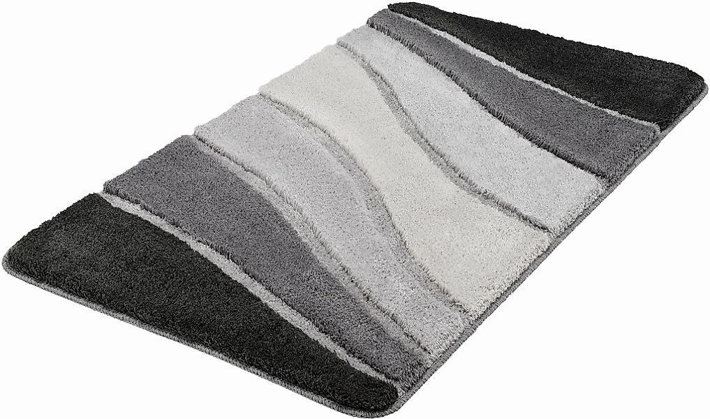 MEUSCH Badematte "Ocean" Höhe 23 mm rutschhemmend beschichtet fußbodenheizu günstig online kaufen