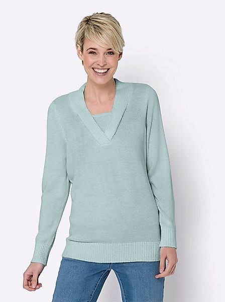 Sieh an! Strickpullover Pullover Langarm Jersey, Struktur günstig online kaufen