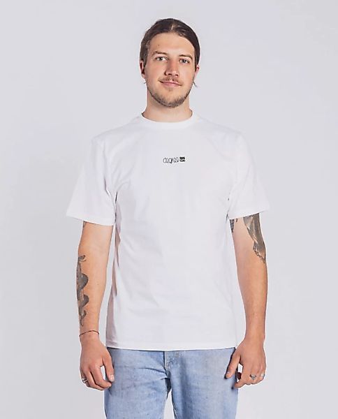 Herren T-shirt Aus Bio-baumwolle - Logo - Weiß günstig online kaufen
