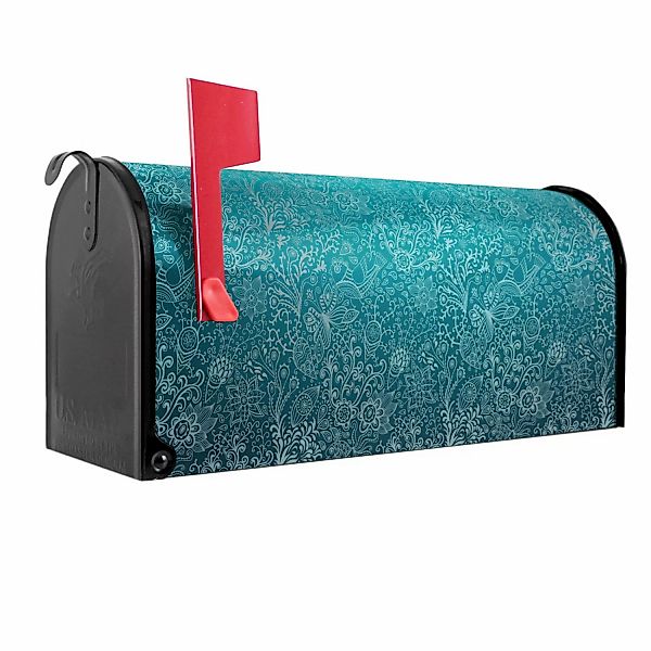 Banjado Amerikanischer Briefkasten Schwarz 48x22x16cm US Mailbox Letterbox günstig online kaufen