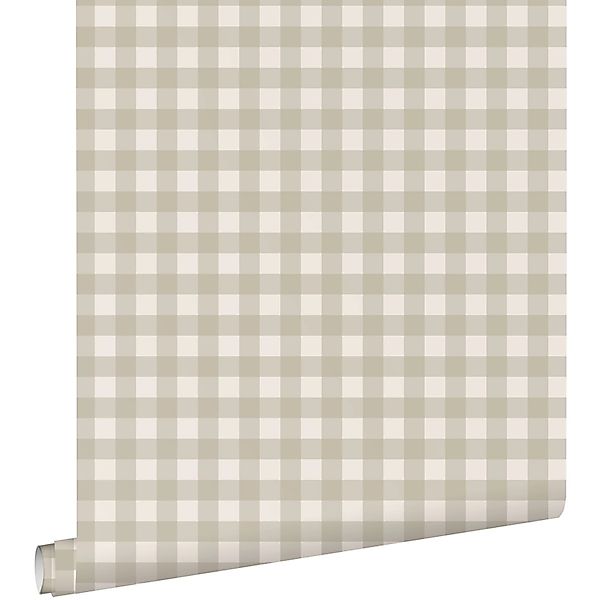 ESTAhome Tapete Karomuster Grau 50 x 900 cm günstig online kaufen