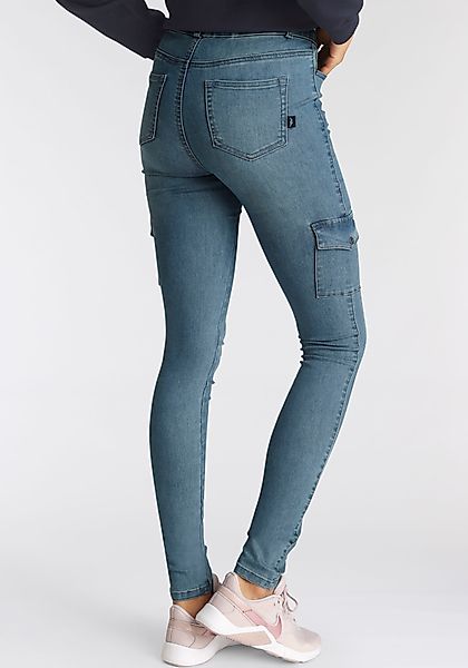 Arizona Skinny-fit-Jeans Ultra Stretch High Waist mit Cargotaschen günstig online kaufen