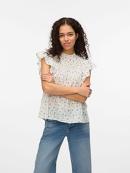 Vero Moda T-Shirt VMTRINE SL LACE günstig online kaufen