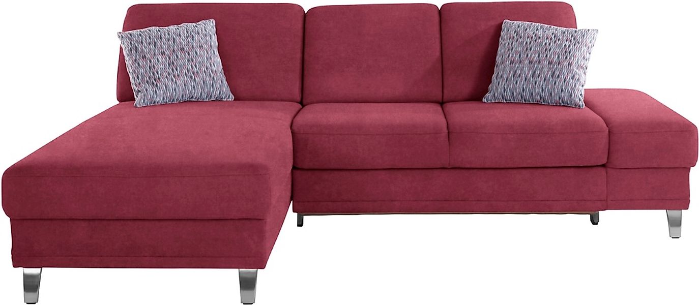 sit&more Ecksofa »Clio L-Form«, wahlweise mit Bettfunktion oder Vorziehsitz günstig online kaufen